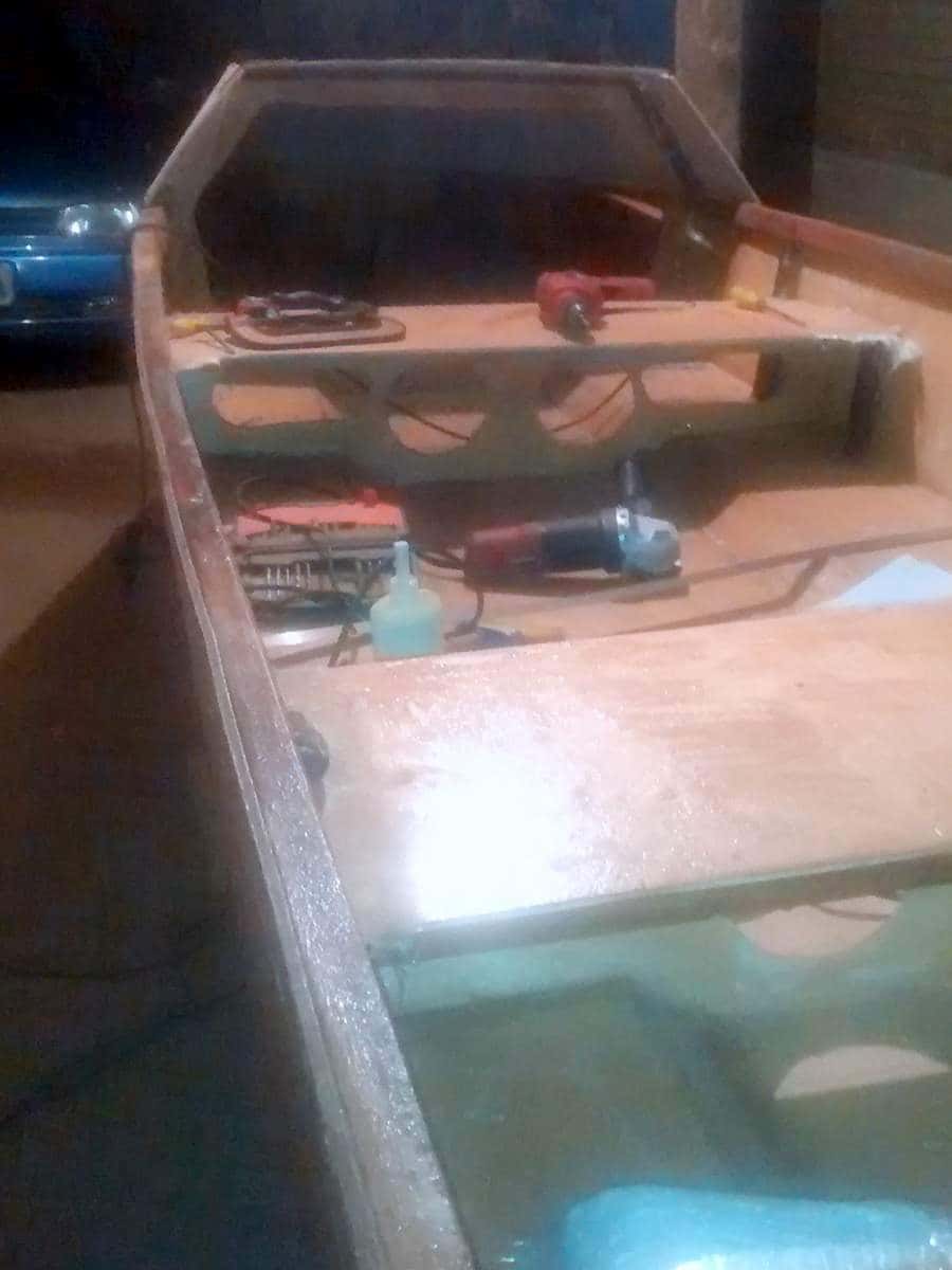 Plywood boat - Noosa - nearly ready