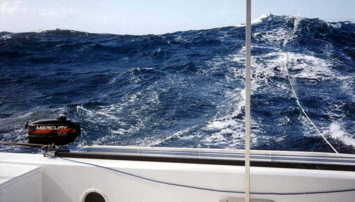 Catamaran ocean sailing
