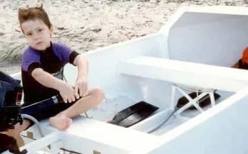 Small boat on the water