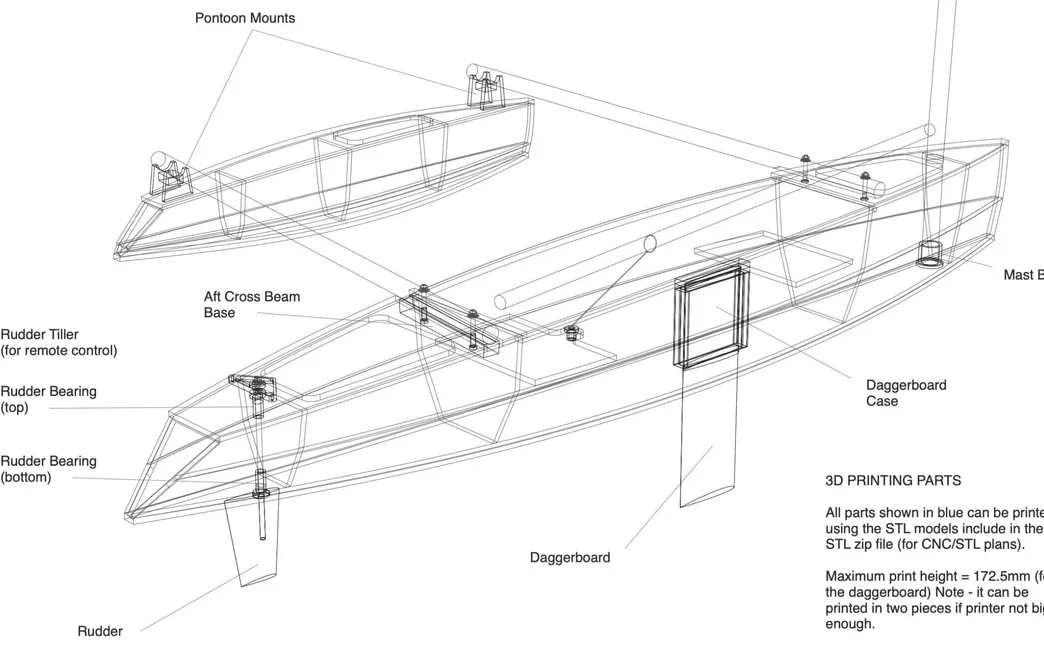Detailed boat building plans and drawings