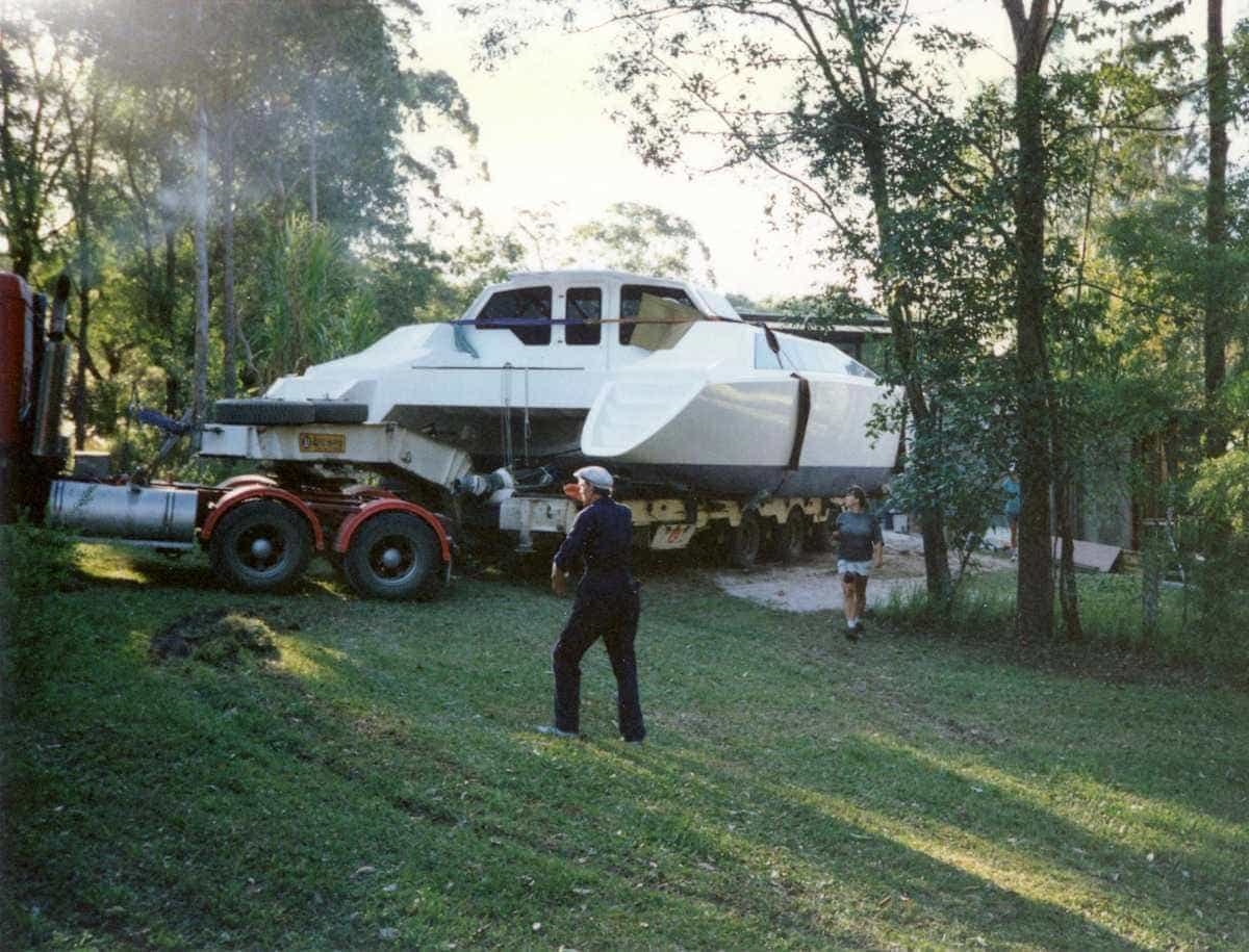 Boat out of shed