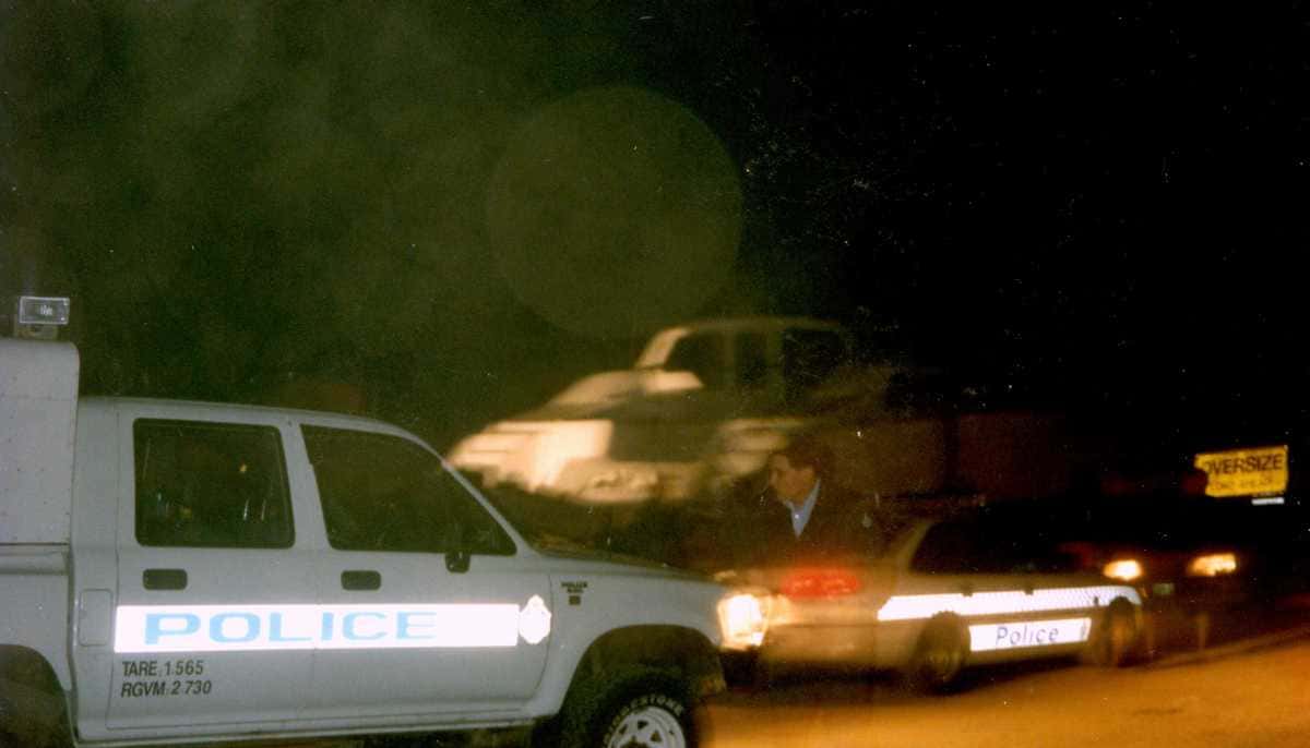 Police escort early morning
