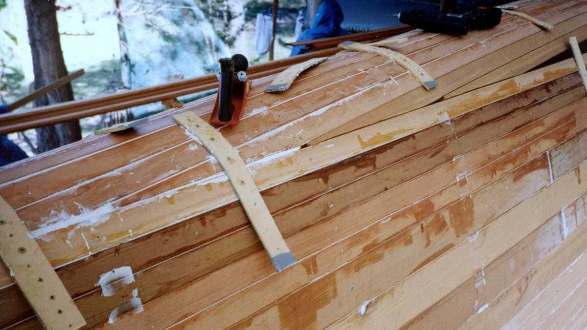 Creating the hull - in wood